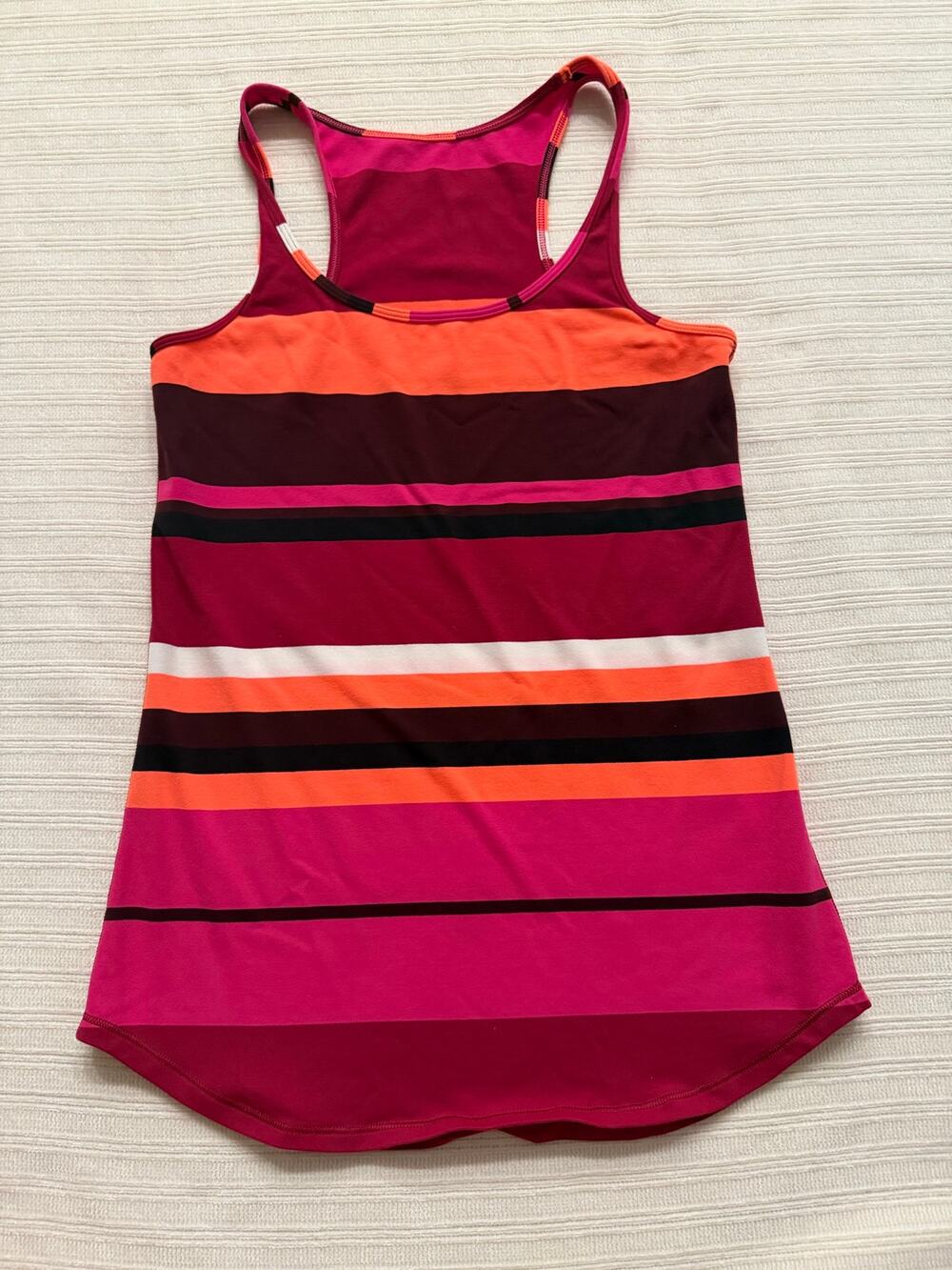 Lululemon Refresh Racer Tank Blossom Stripe Athletic Top